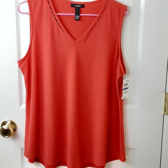 NWT Alfani Top Size XL Sleeveless - Picture 1 of 8